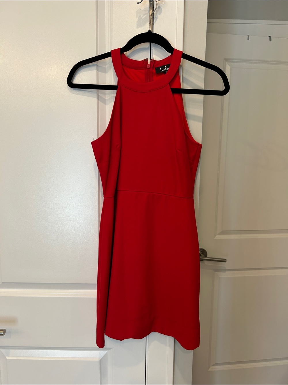 Lulus red halter dress